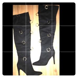 NEW CAPE ROBBIN THIGH HIGH HEELS SZ 9